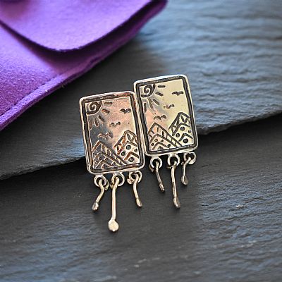 ''Window of my weird soul'' earrings